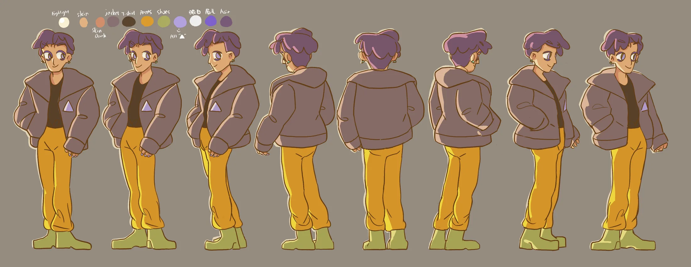 Jacob character rotation sheet