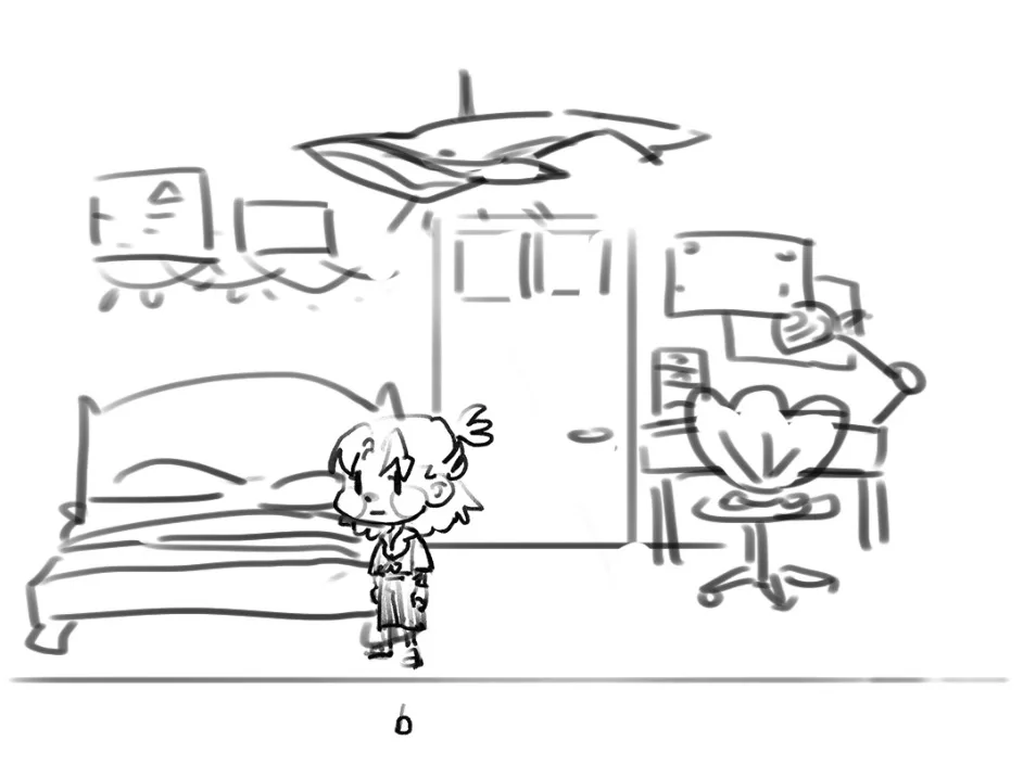 Room layout sketch b