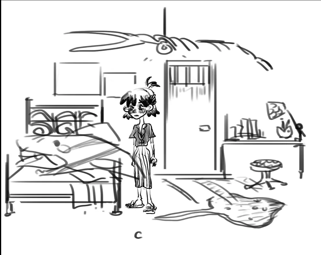 Room layout sketch c