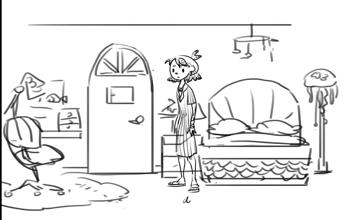 Room layout sketch d